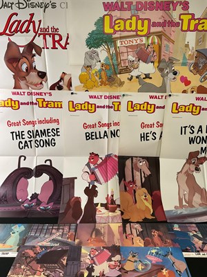 Lot 266 - WALT DISNEY - LADY AND THE TRAMP (1955) A...
