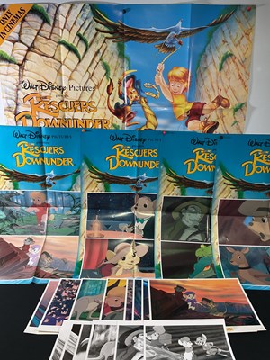 Lot 383 - THE RESCUERS DOWN UNDER (1991) a UK quad film...