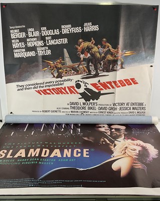 Lot 56 - A collective noun of thriller posters mostly...