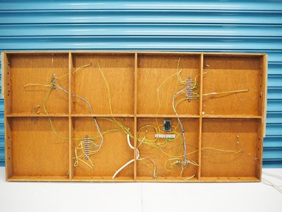 Lot 10 - An oval N gauge double sided test track with...