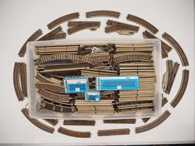 Lot 31 - MARKLIN - A large crate of 3-rail HO M-track...