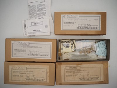 Lot 113 - A group of unbuilt OO gauge etched brass and...