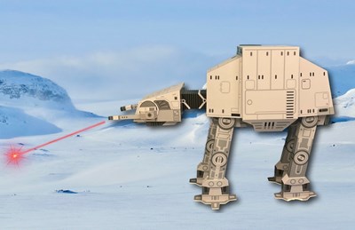 Lot 249 - STAR WARS - A MOMOT TOYS shop display AT-AT,...