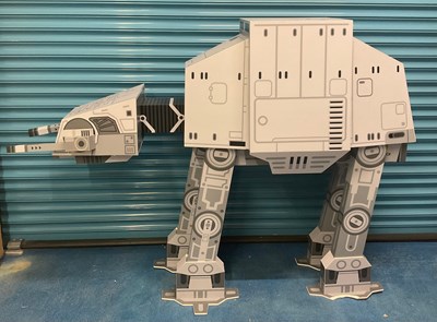 Lot 387 - STAR WARS - A MOMOT TOYS shop display AT-AT,...