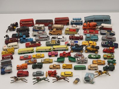 Lot 372 - A large quantity of playworn diecast vehicles...