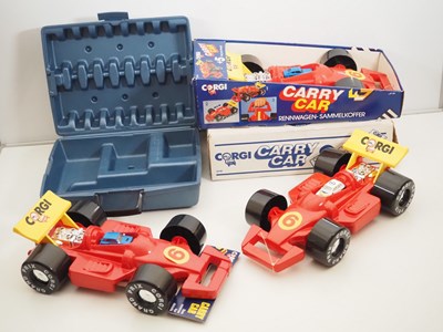 Lot 436 - CORGI Juniors - 'Carry Car' cases comprising 3...