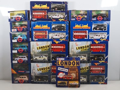 Lot 440 - CORGI - 'London Scene' branded taxis and other...