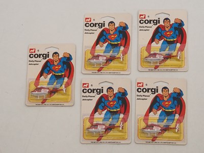 Lot 457 - CORGI Juniors Superman vehicles on original...