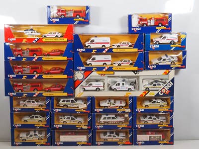 Lot 469 - CORGI - UK issue emergency service vehicles in...