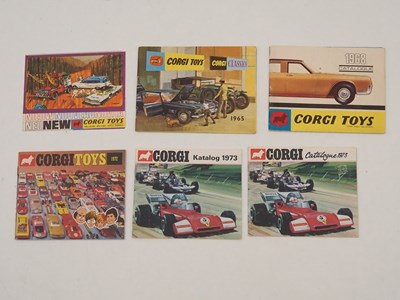 Lot 572 - Vintage CORGI Overseas issue catalogues...