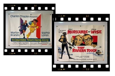 Lot 362 - Renato Fratini art - A pair of UK Quad film...