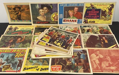Lot 303 - A good selection of Western film US lobby...