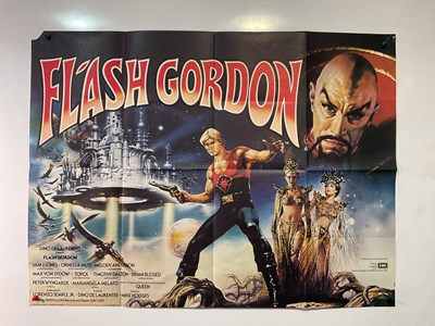 Lot 237 - FLASH GORDON (1980) UK Quad film poster,...
