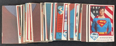 Lot 439 - SUPERMAN (1978) trading card full set #1-66...