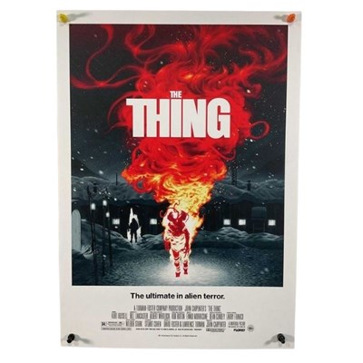Lot 193 - THE THING Alternative Vice Press movie poster...