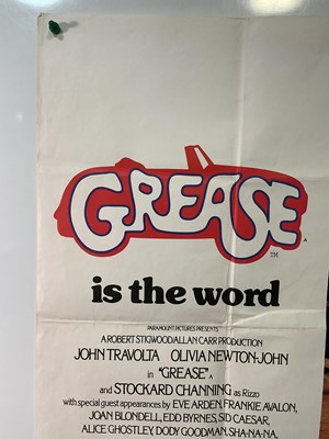 Lot 48 - GREASE (1978) UK quad film poster, classic...