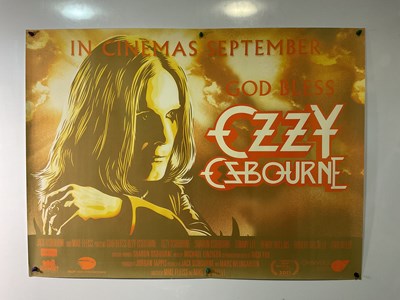 Lot 35 - GOD BLESS OZZY OSBOURNE (2011) UK quad film...