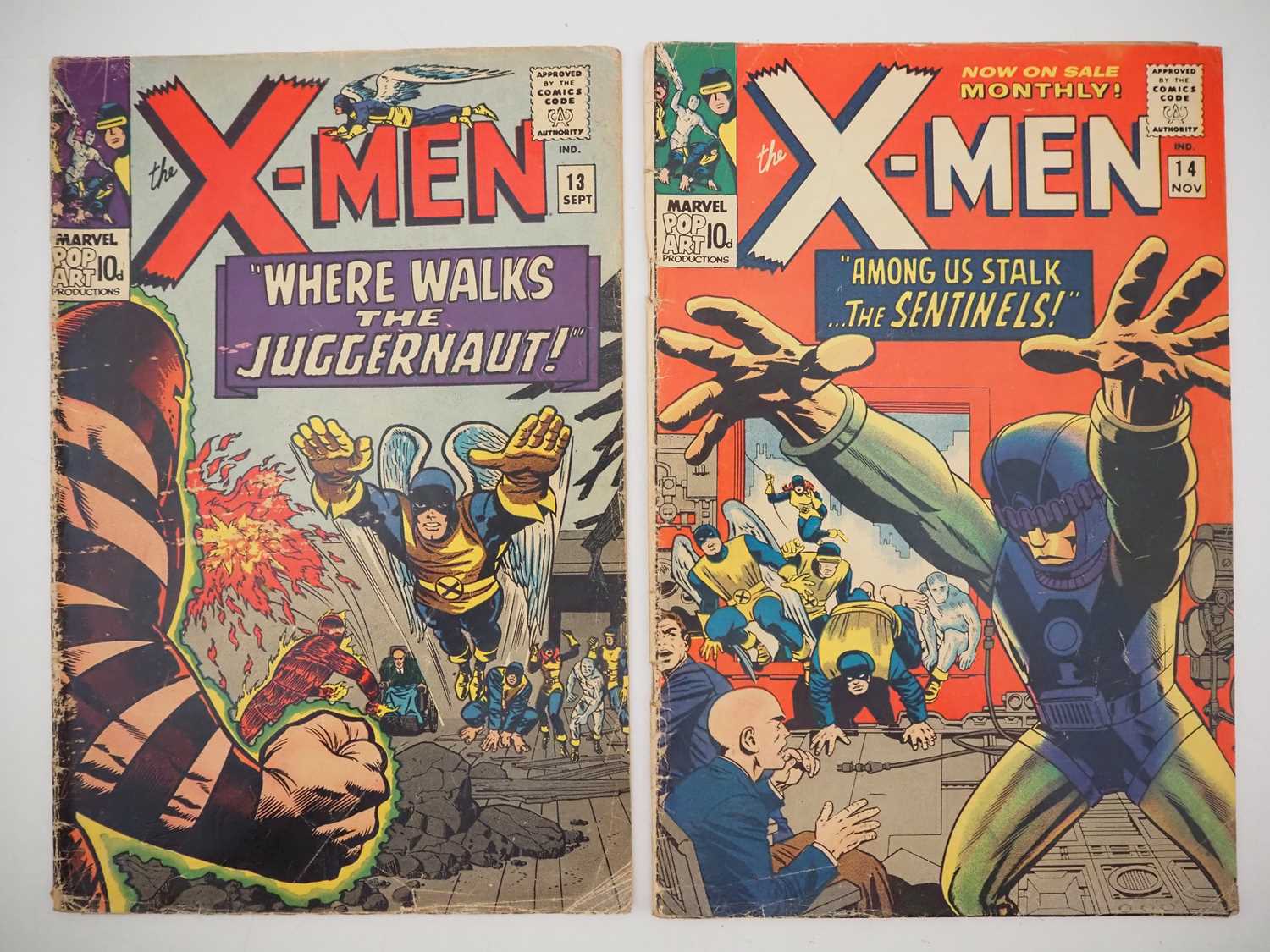 Lot 465 - X-MEN #13 & 14 (2 in Lot) - (1965 - MARVEL -...