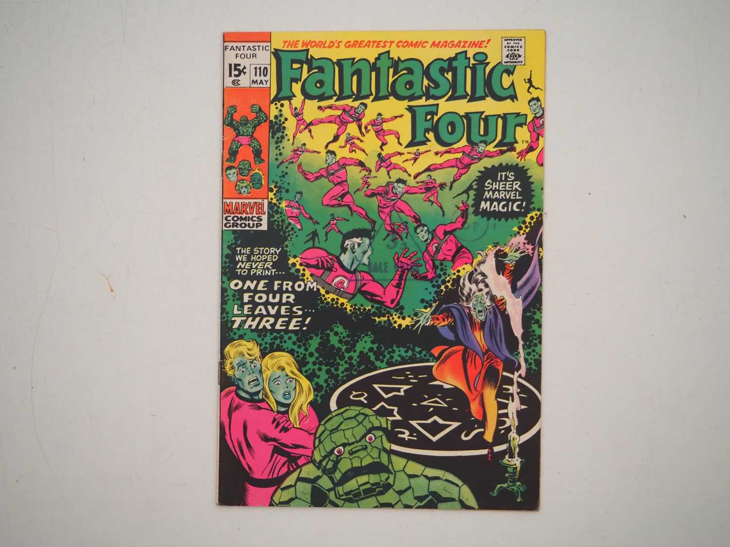 Lot 5 - FANTASTIC FOUR #110 COLOUR ERROR VARIANT (1971...