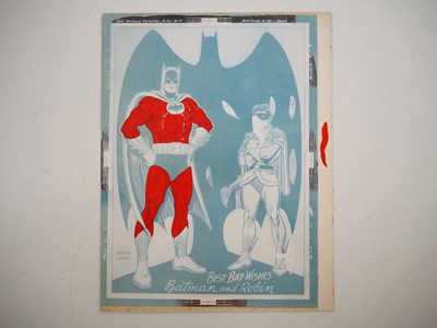 Lot 92 - BATMAN #181 PIN-UP ART COLOR WORK (1966 - DC) -...