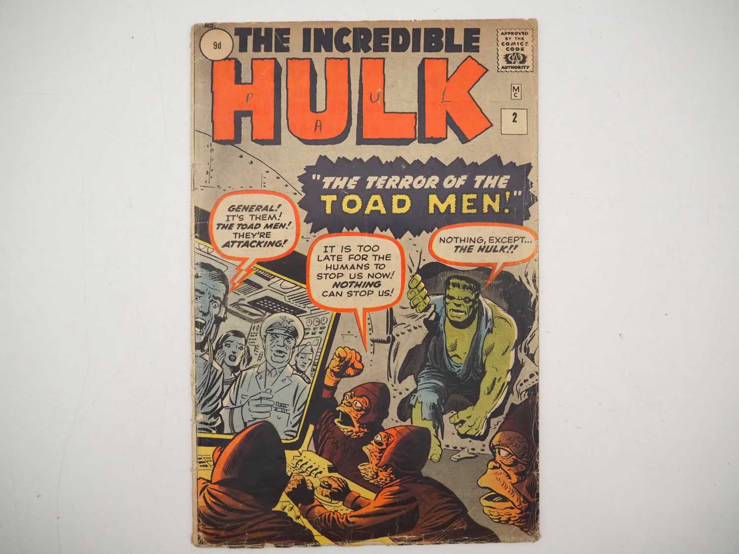 Lot 468 - INCREDIBLE HULK #2 (1962 - MARVEL - UK Price...