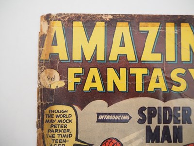 Lot 471 - AMAZING FANTASY #15 (1962 - MARVEL - UK Price...