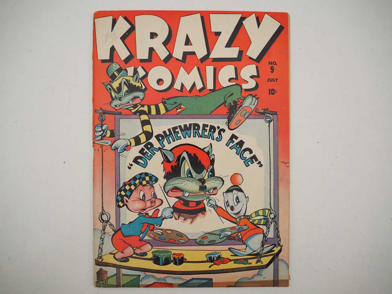 Lot 474 - KRAZY KOMICS #9 (1943 - TIMELY) - Hitler...
