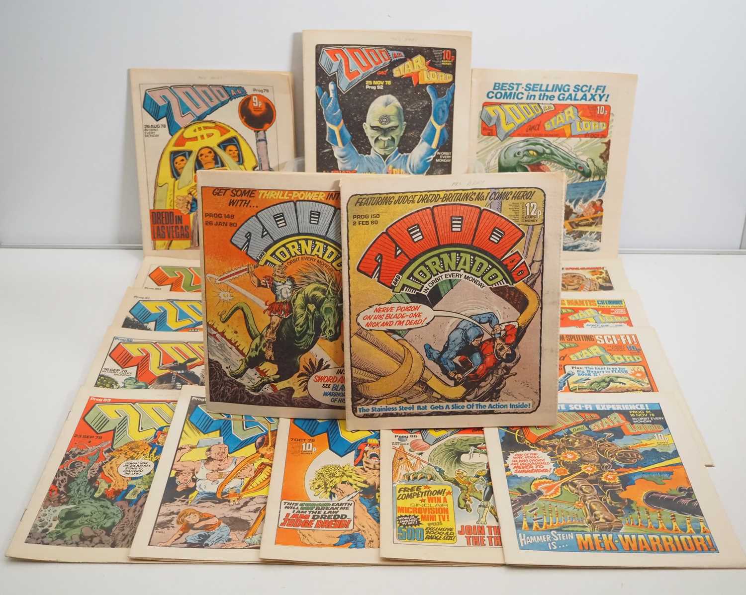 Lot 67 - 2000 AD PROG #79 to 150 (72 in Lot) -...