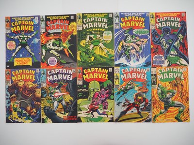 Lot 228 - CAPTAIN MARVEL #1 to 10 (10 in Lot) - (1968 -...