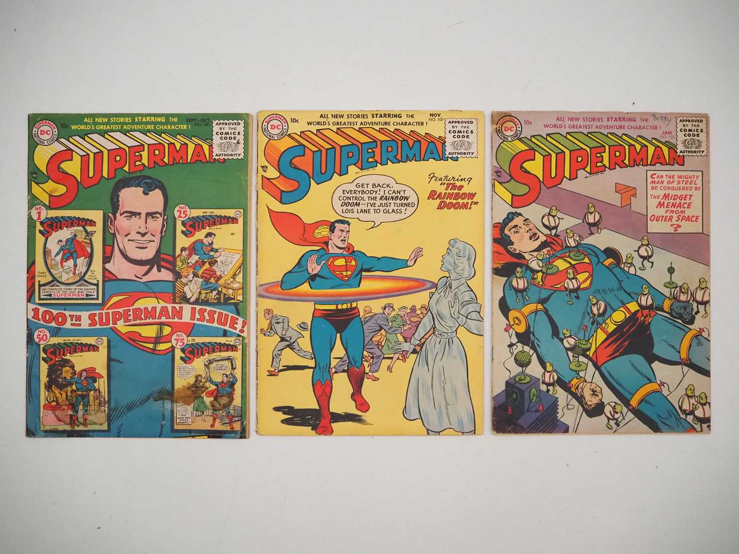 Lot 415 - SUPERMAN #100, 101, 102 (3 in Lot) -...