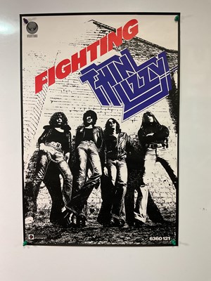 Lot 113 - THIN LIZZY 'Fighting' (1975) double crown...