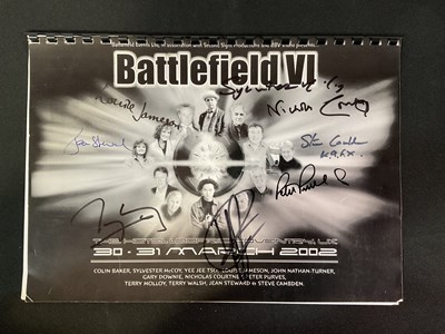 Lot 381 - A BATTLEFIELD VI convention programme signed...