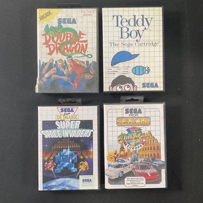 Lot 556 - A group of boxed SEGA MASTER SYSTEM video...