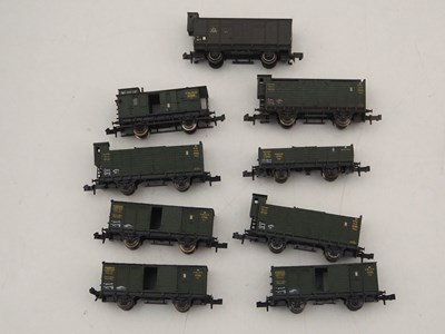 Lot 7 - A quantity of unboxed N gauge predominantly...