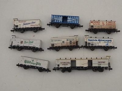 Lot 7 - A quantity of unboxed N gauge predominantly...