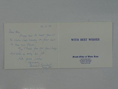 Lot 138 - A signed 'Grand Order of Water Rats'...