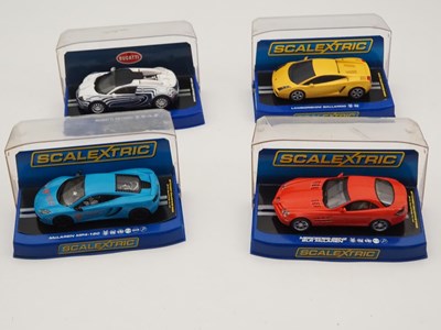 Lot 232 - SCALEXTRIC - 1:32 scale slot cars comprising...