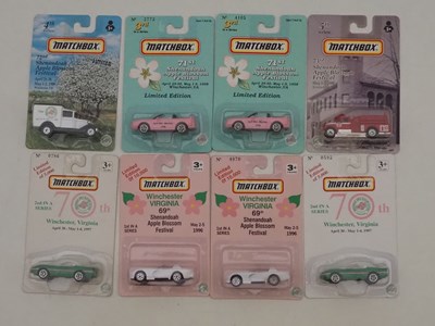 Lot 556 - MATCHBOX USA - A group of carded limited...