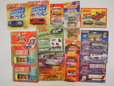 Lot 568 - MATCHBOX USA - A selection of mixed carded...