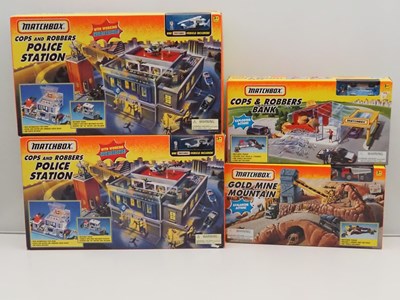 Lot 616 - MATCHBOX - Playsets, 'Gold Mine Mountain', 2 x...