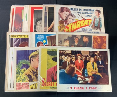 Lot 244 - LOBBY CARDS - c.250 vintage US lobby cards to...