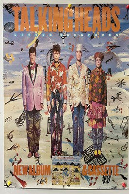 Lot 13 - TALKING HEADS promotional poster for the...