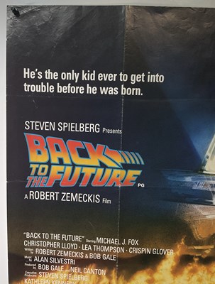Lot 258 - BACK TO THE FUTURE (1985) UK Quad film poster,...
