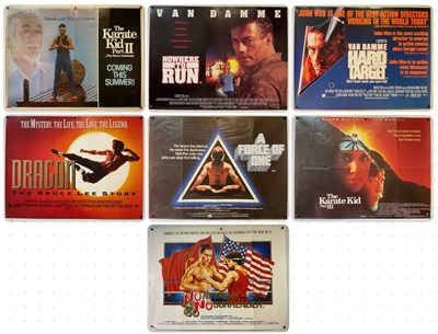 Lot 84 - MARTIAL ARTS UK Quad film posters comprising:...