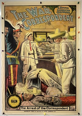Lot 303 - THE WAR CORRESPONDENT (1913) UK one sheet, War...