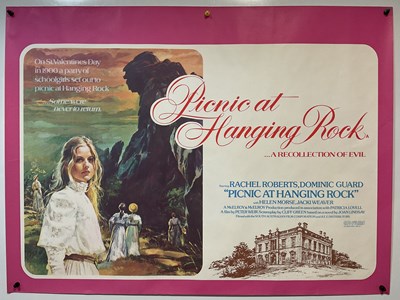 Lot 329 - PICNIC AT HANGING ROCK (1975) UK quad film...