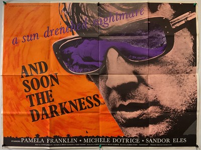 Lot 328 - AND SOON THE DARKNESS (1970) UK Quad film...