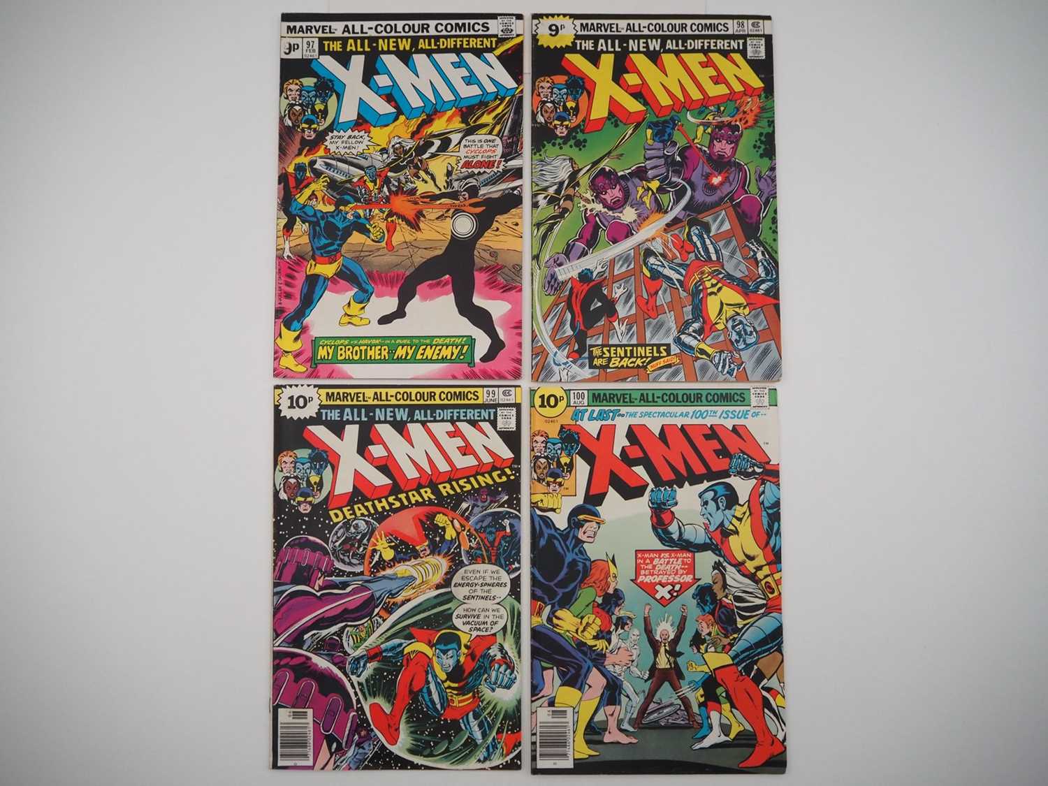 Lot 14 - X-MEN #97, 98, 99, 100 (4 in Lot) - (1976 -...