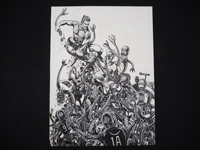 Lot 160 - MAGNUS, ROBOT FIGHTER ART - Fantastically...