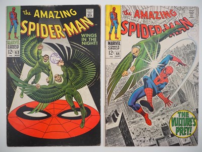 Lot 484 - AMAZING SPIDER-MAN #63 & 64 (2 in Lot) - (1968...